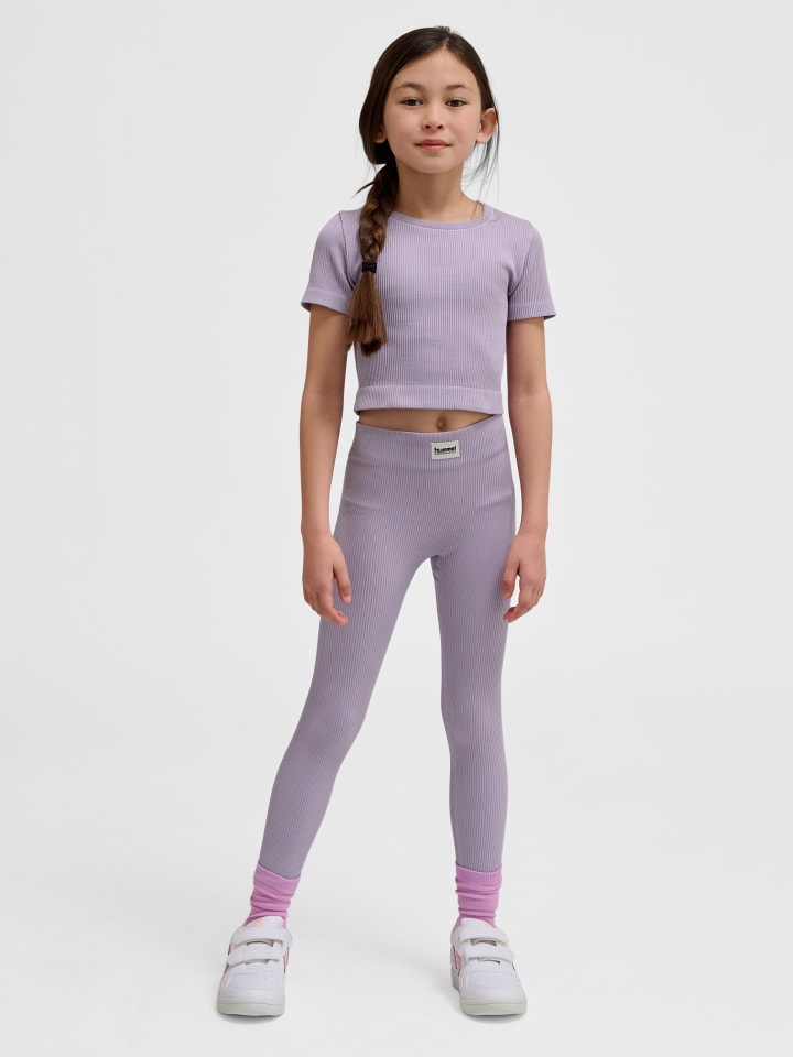 Hummel Hummel T-Shirt Hmljr Seamless Mädchen in LAVENDER GRAY günstig kaufen