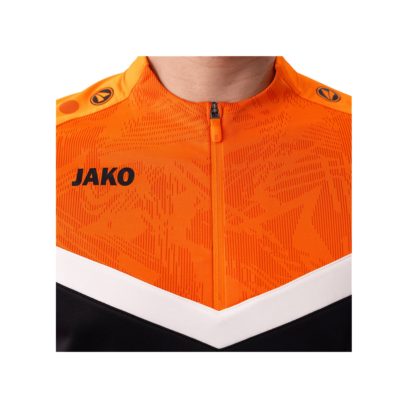 JAKO Iconic HalfZip Sweatshirt Schwarz F807