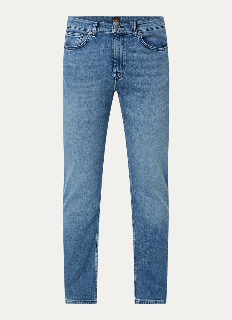 Jeansy Hugo Boss Delaware slim-fit, jasne