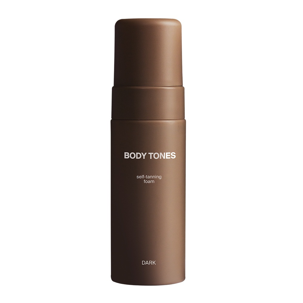 Body Tones. Selbstbräunender Schaum für den Körper. Dark