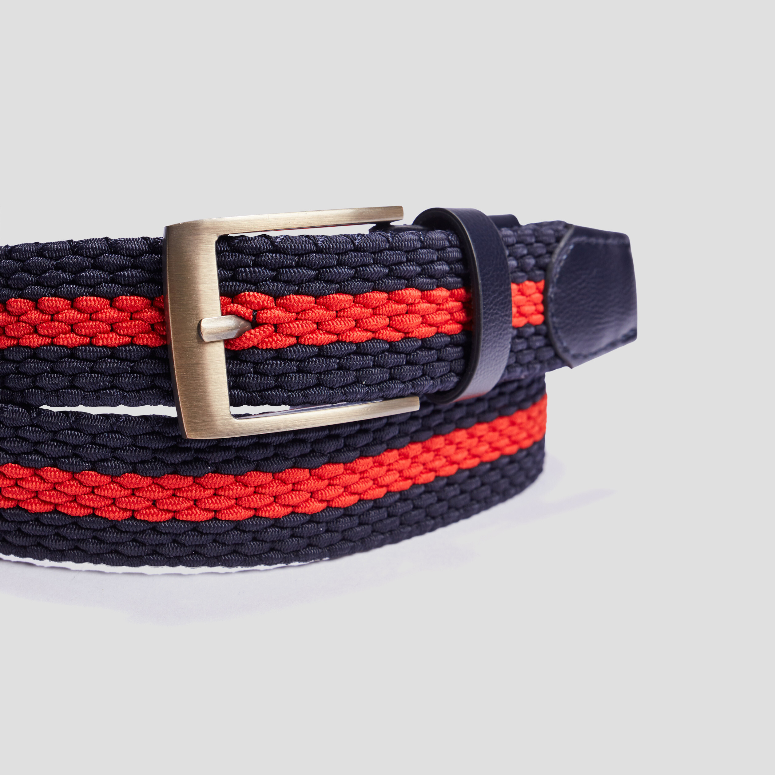 Ceinture tressée multicolore homme | La Halle