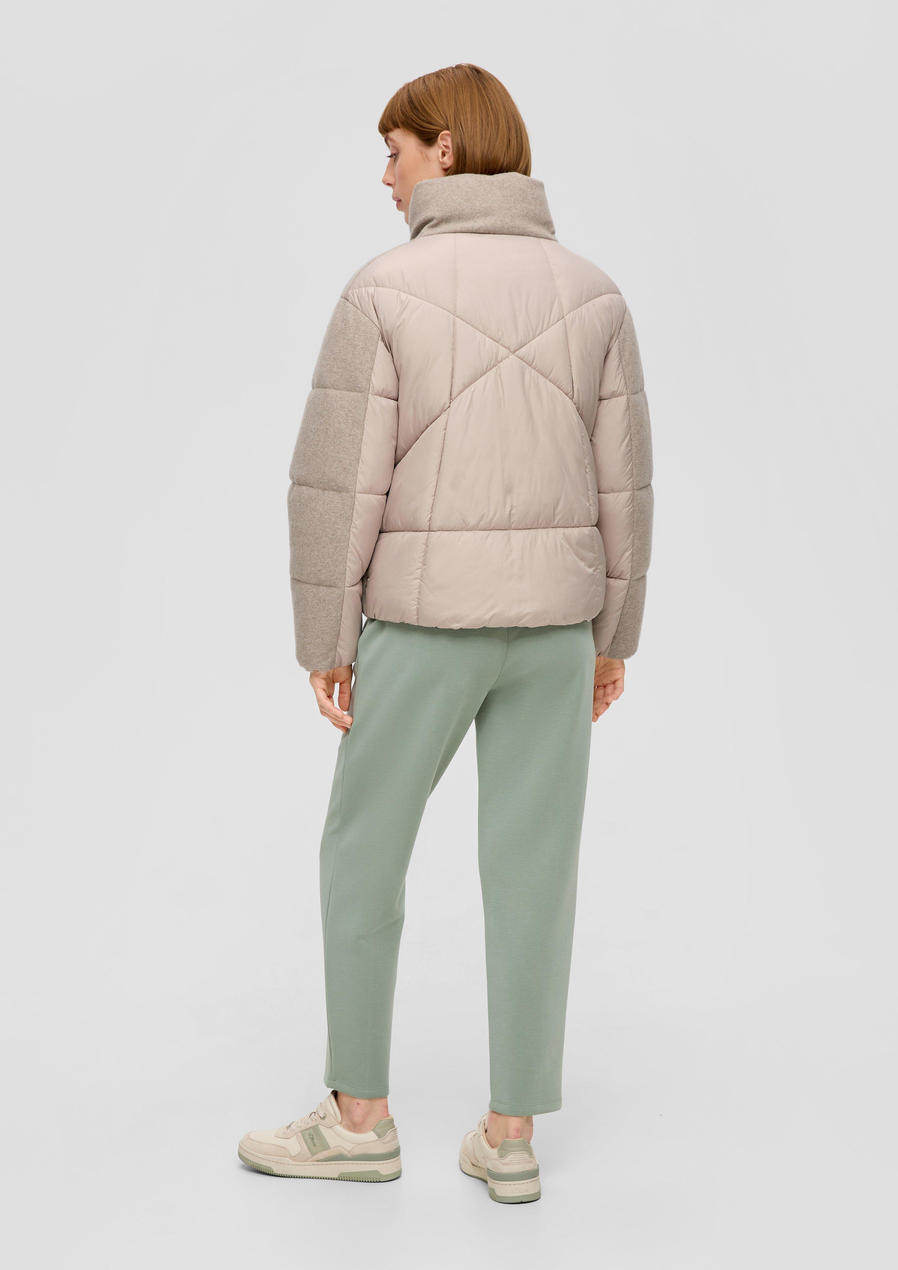 Steppjacke im Fabricmix  2133617-82W2