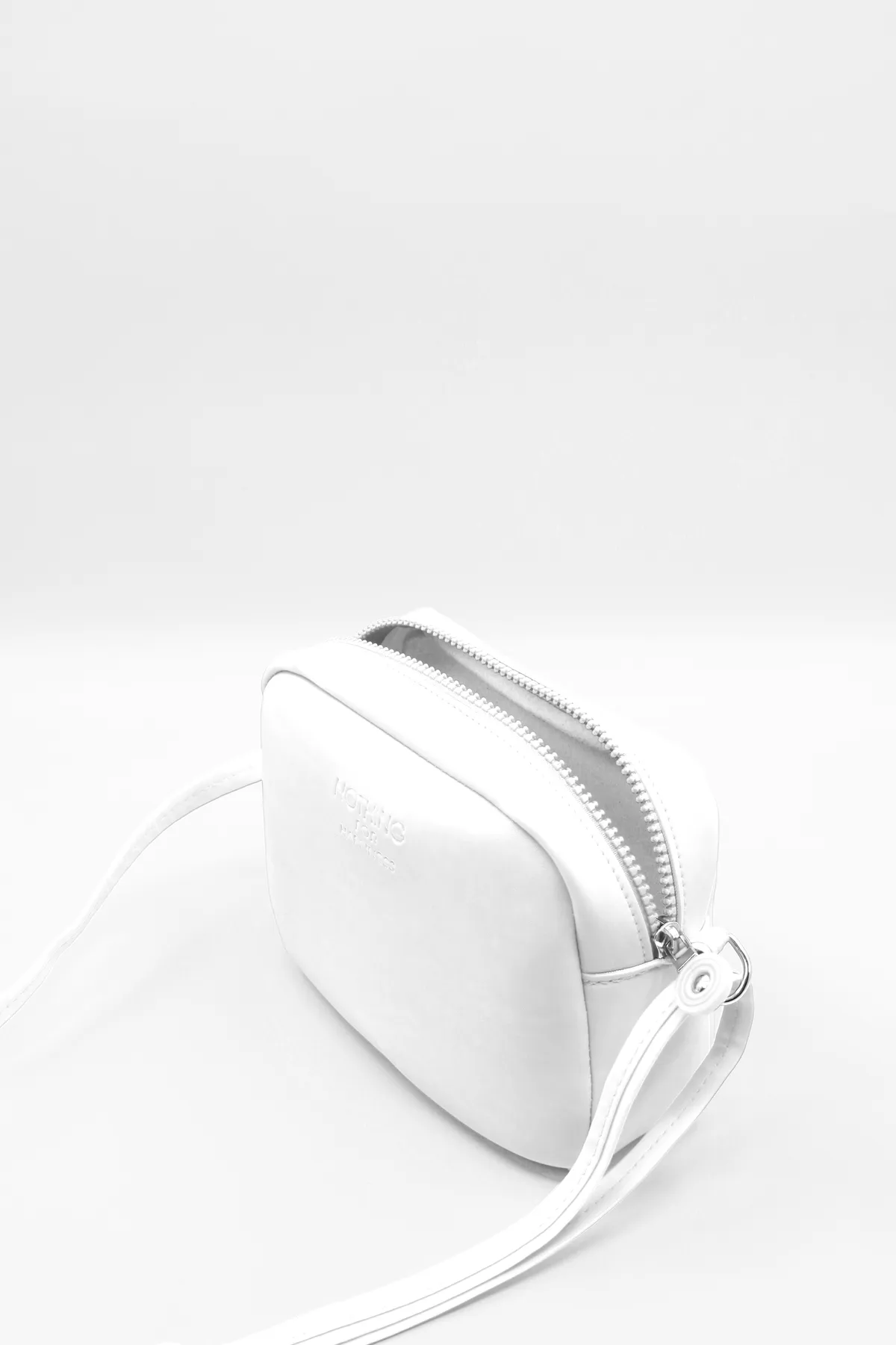 NOTHING  Damen-Handtasche und Umhängetasche Mini Urban Cross Strap mit Reißverschluss und verstellbarem Riemen