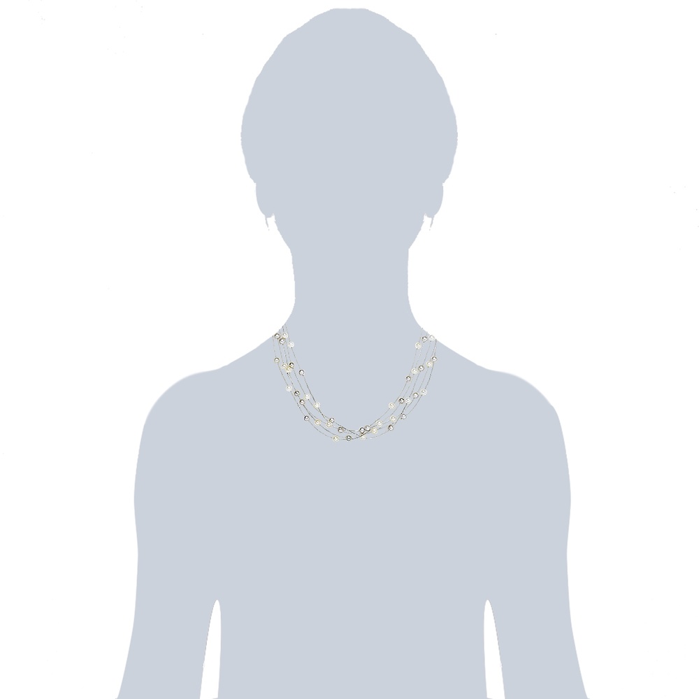 Valero Pearls Collier de perles Perle de culture d'eau douce Perle de culture d'eau douce en Gr collier