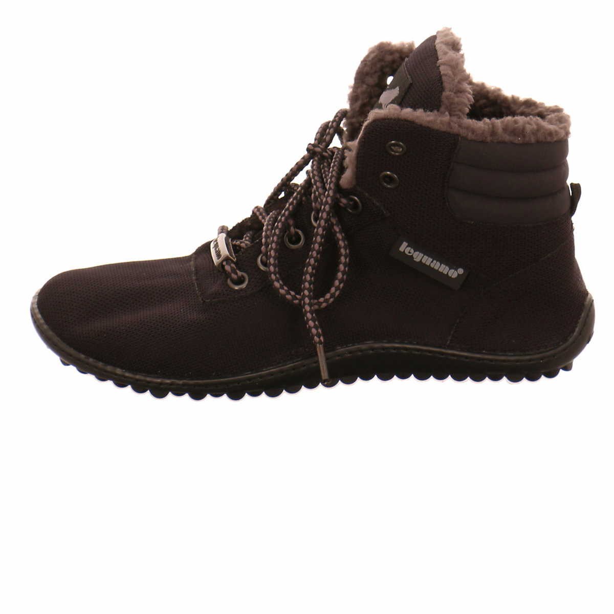 LEGUANO Schnür-Stiefeletten schwarz