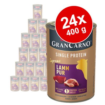 Sparpaket Animonda GranCarno Adult Single Protein Supreme 24 x 400 g