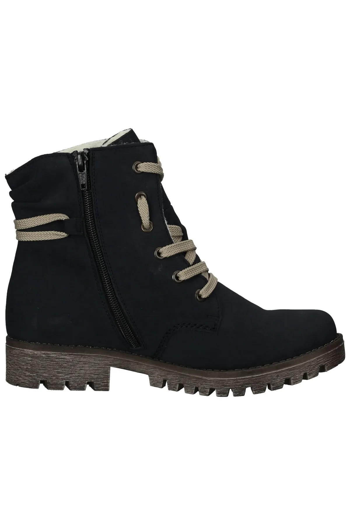 Rieker  Stiefelette - Blau - Blockabsatz