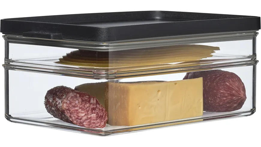 MEPAL Kühlschrankdose Omnia Frühstück Duo 1,7l Black