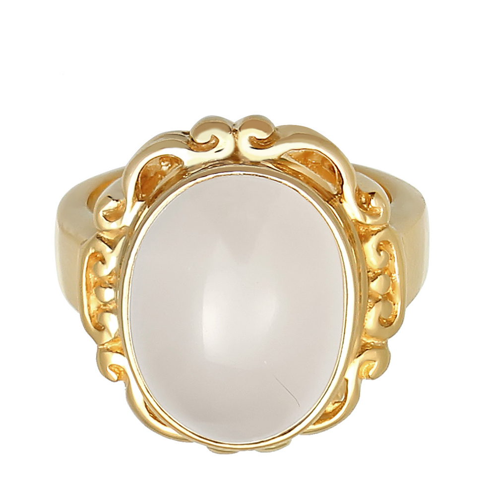 Elli PREMIUM Elli PREMIUM Bague Femmes Vintage Chunky Trend Blogger avec pierre de lune en arg Bague