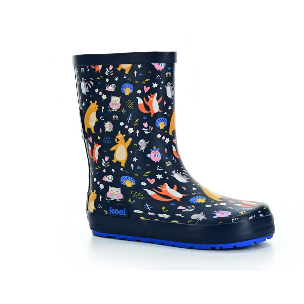 Koel4Kids Bear Blue (Wellie Bare) Gummistiefel