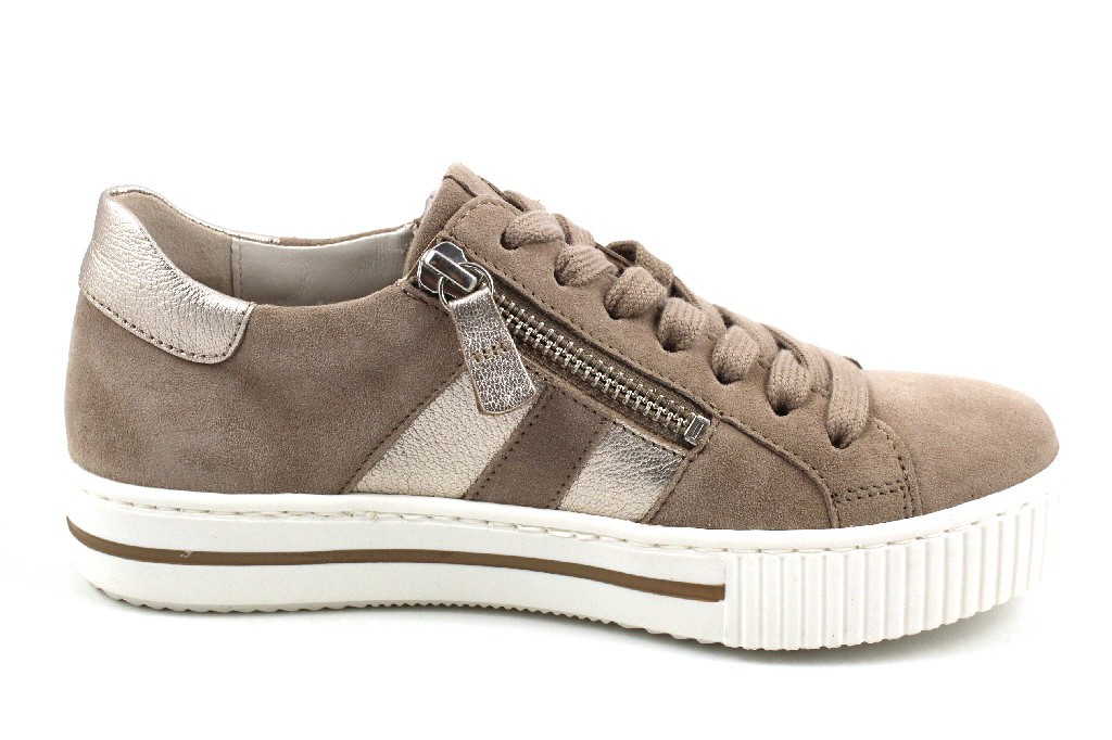 GABOR Freizeit Schnürer beige