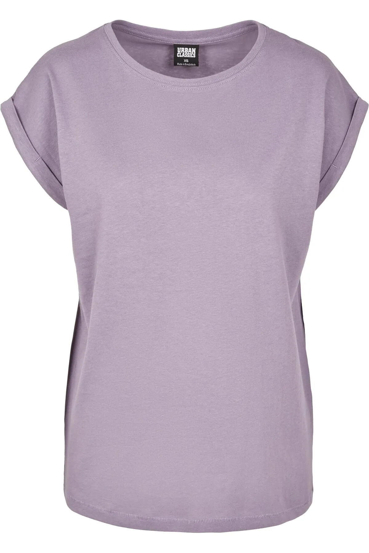 Urban Classics  Damen T-Shirt mit verlängerter Schulterpartie für Damen