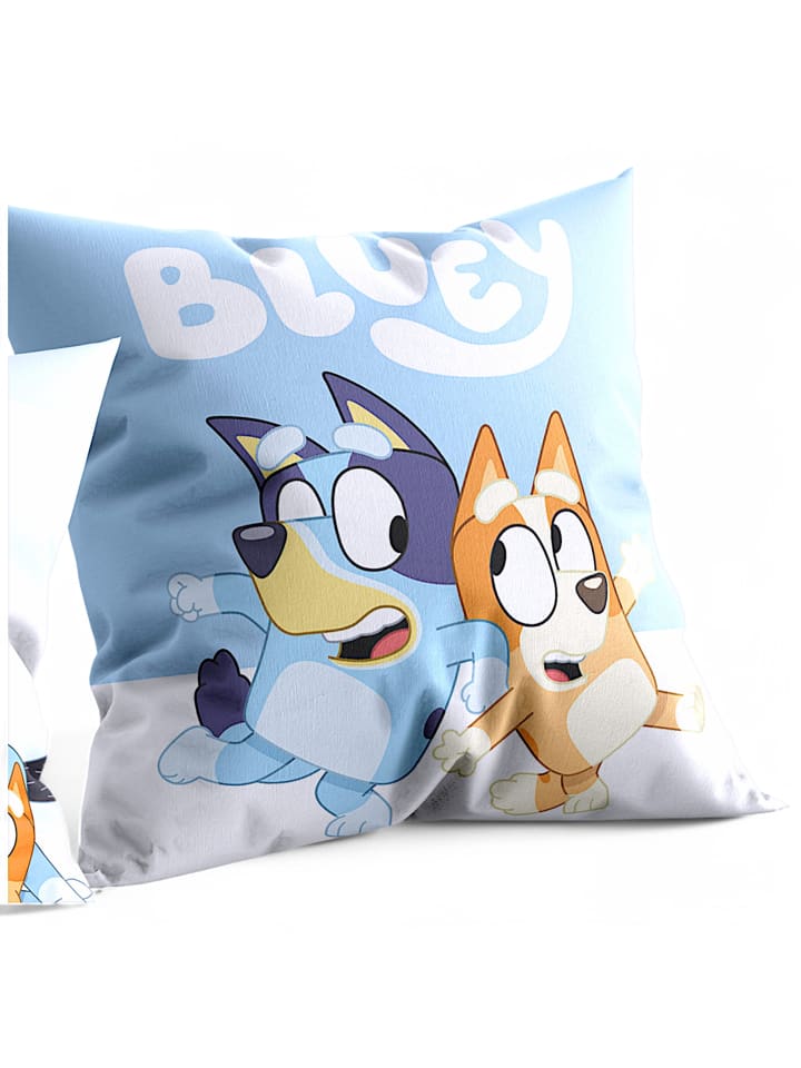 Bluey Dekokissen Bluey & Bingo - (L) 40 cm x (B) 40 cm in Blau günstig kaufen 40