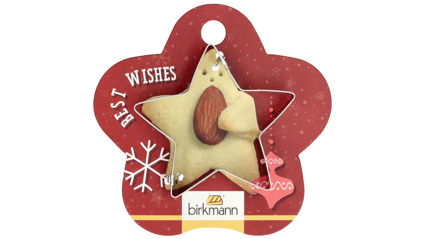 RBV BIRKMANN Ausstechform Weihnachtsstern 6,5cm