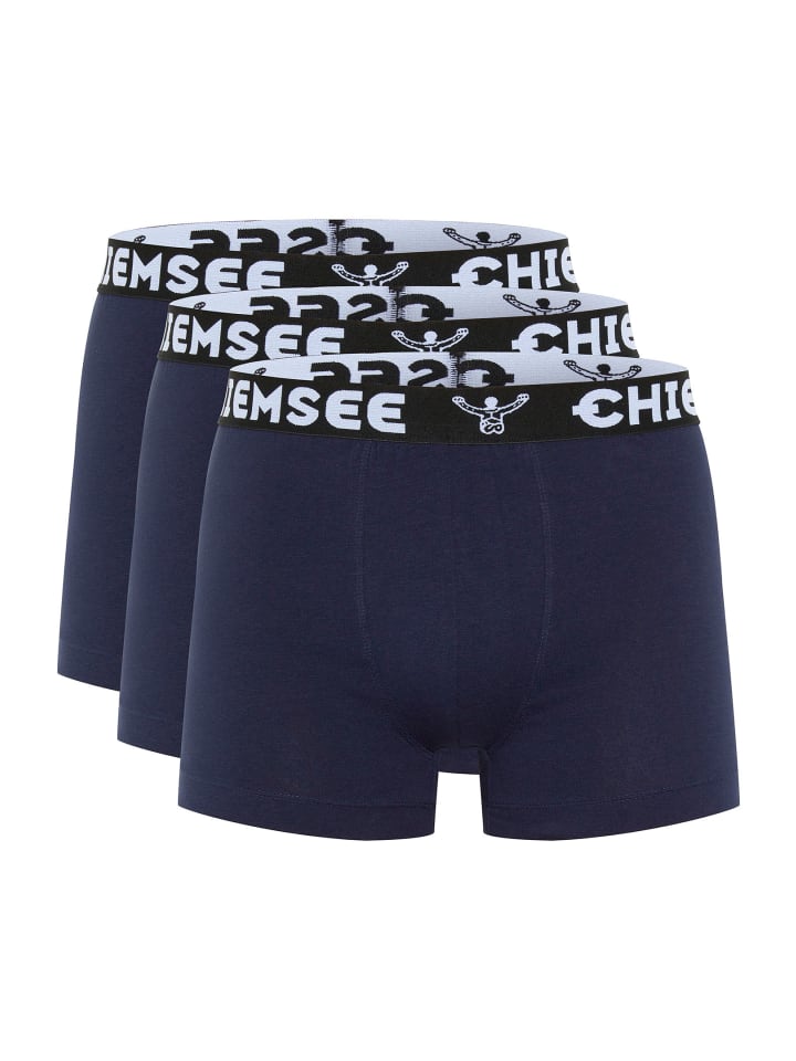 Chiemsee Boxershorts Boxer Trunks 3P in Navy günstig kaufen
