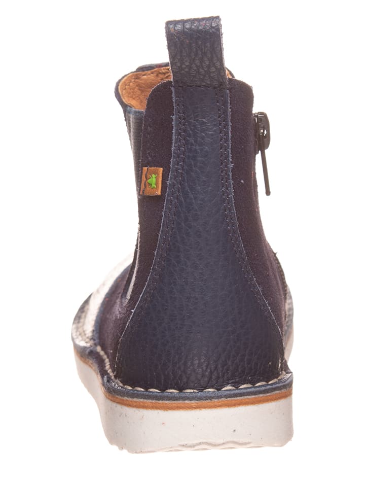 El Naturalista Leder-Chelsea-Boots in Dunkelblau günstig kaufen