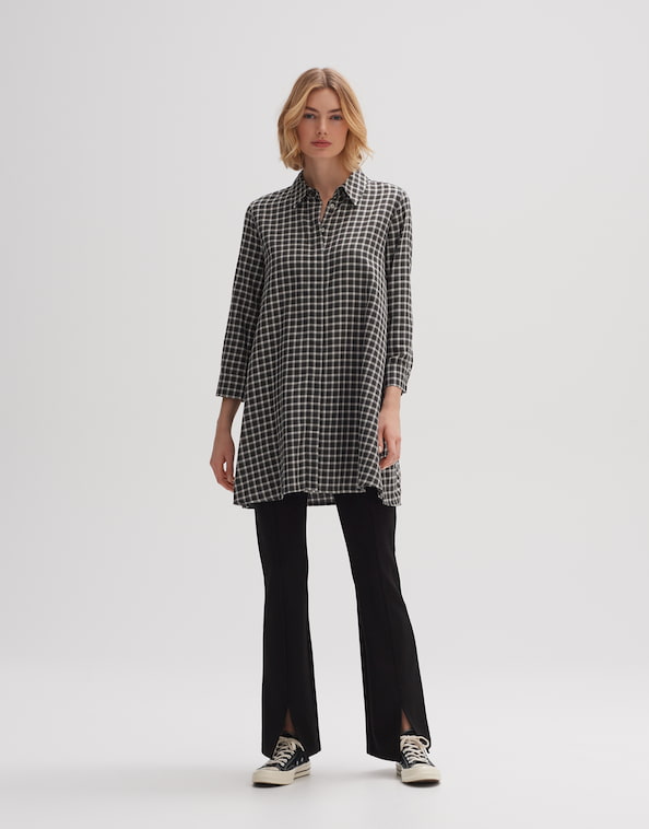 Longbluse Fauta check