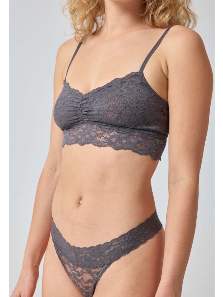 SNOCKS Spitzen-BH Damen 1 Stück in Grau günstig kaufen