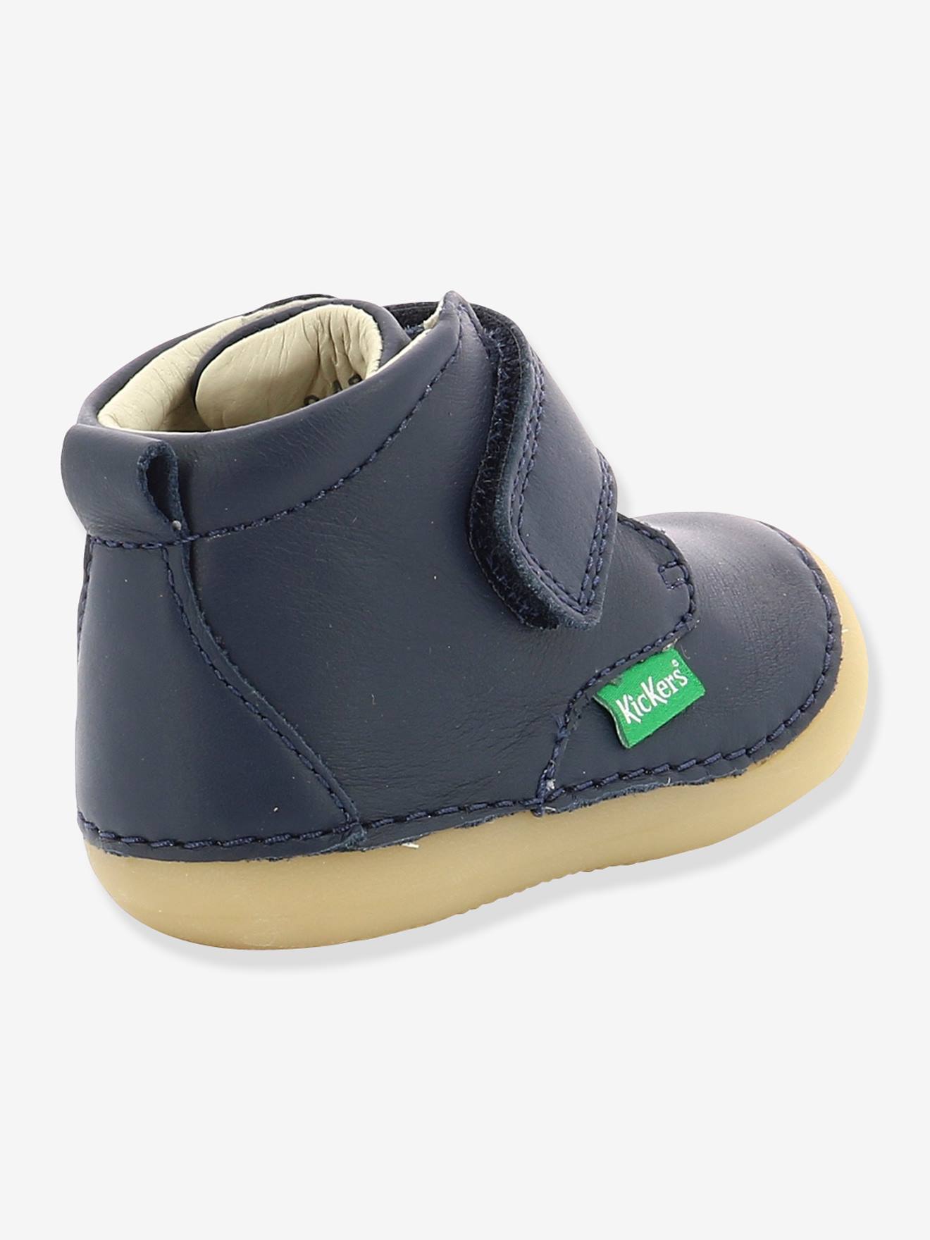 Bottillons cuir bébé garçon Sabio KICKERS® 1ers pas camel