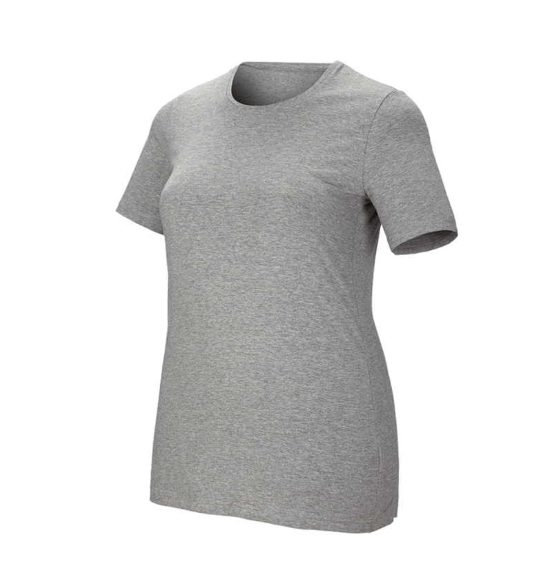 e.s. T-Shirt cotton stretch, Damen, plus fit
