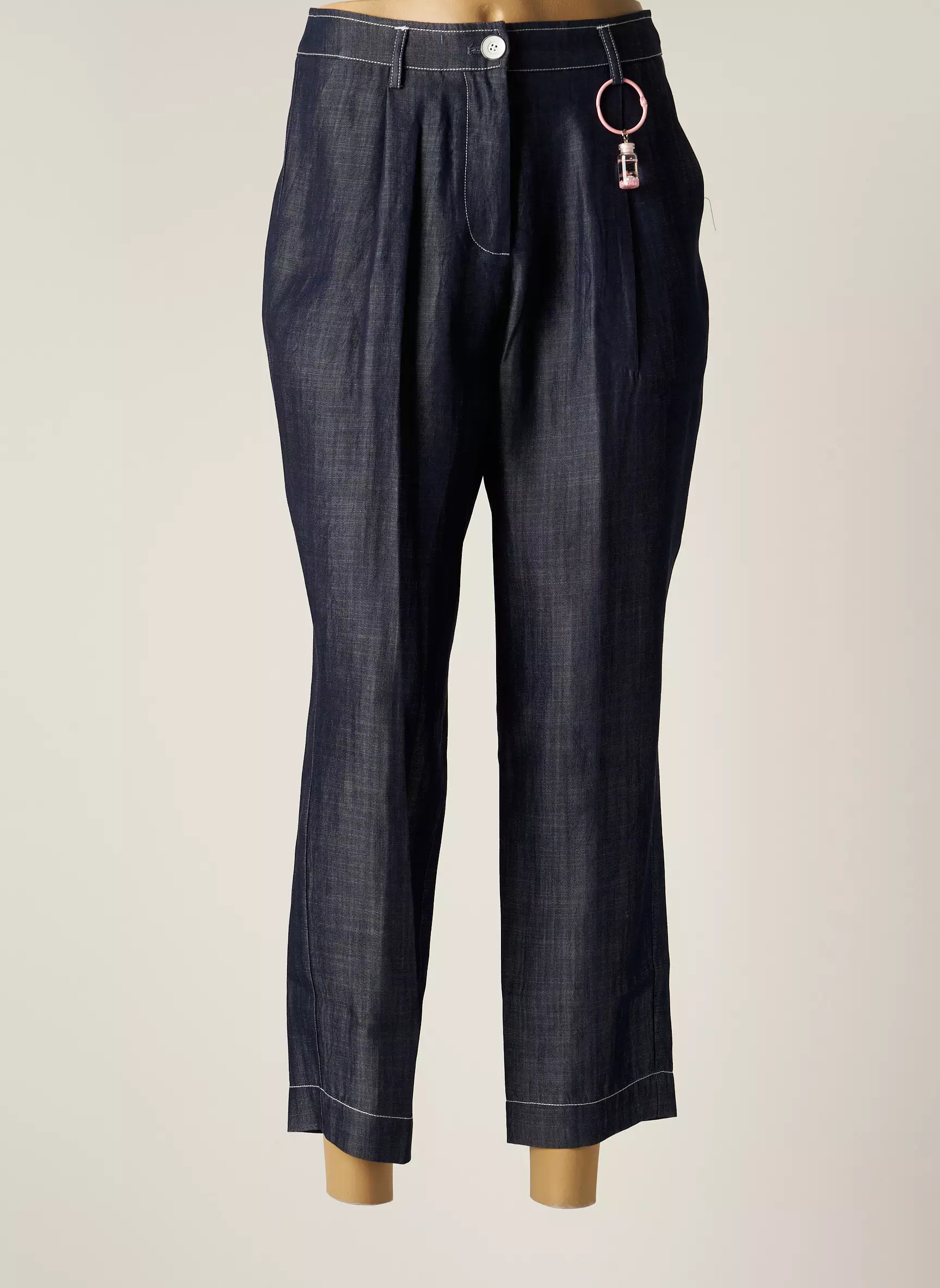 Poupee Chic By Mercedes De Miguel Pantalon7 8 Femme couleur bleu