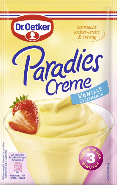 Dr. Oetker Paradies Creme Vanille