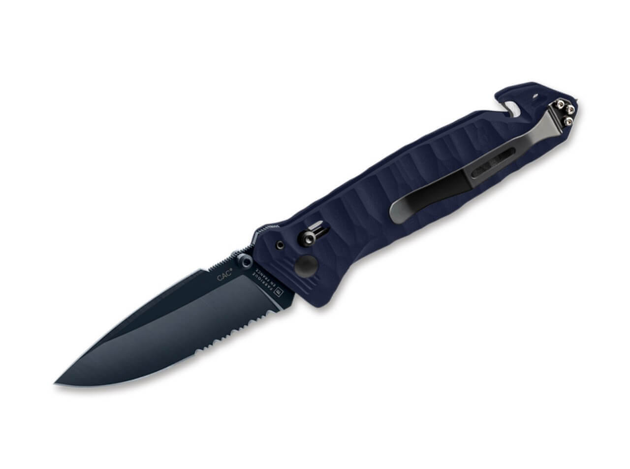 C.A.C. S200 PA6 Textured Serrated Junior Edition Pointed