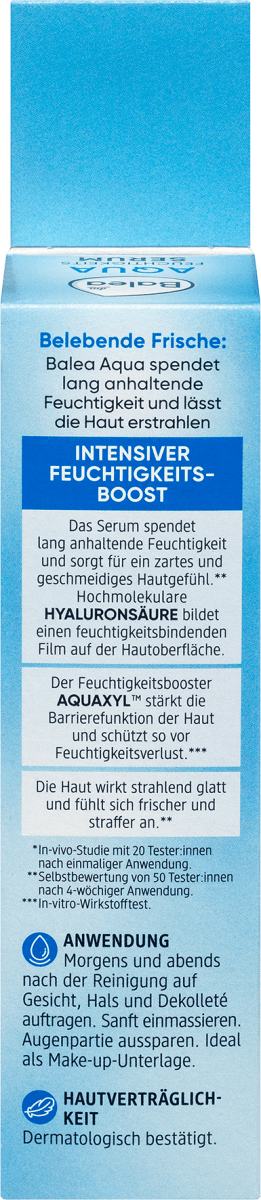 Serum Aqua Feuchtigkeit, 30 ml