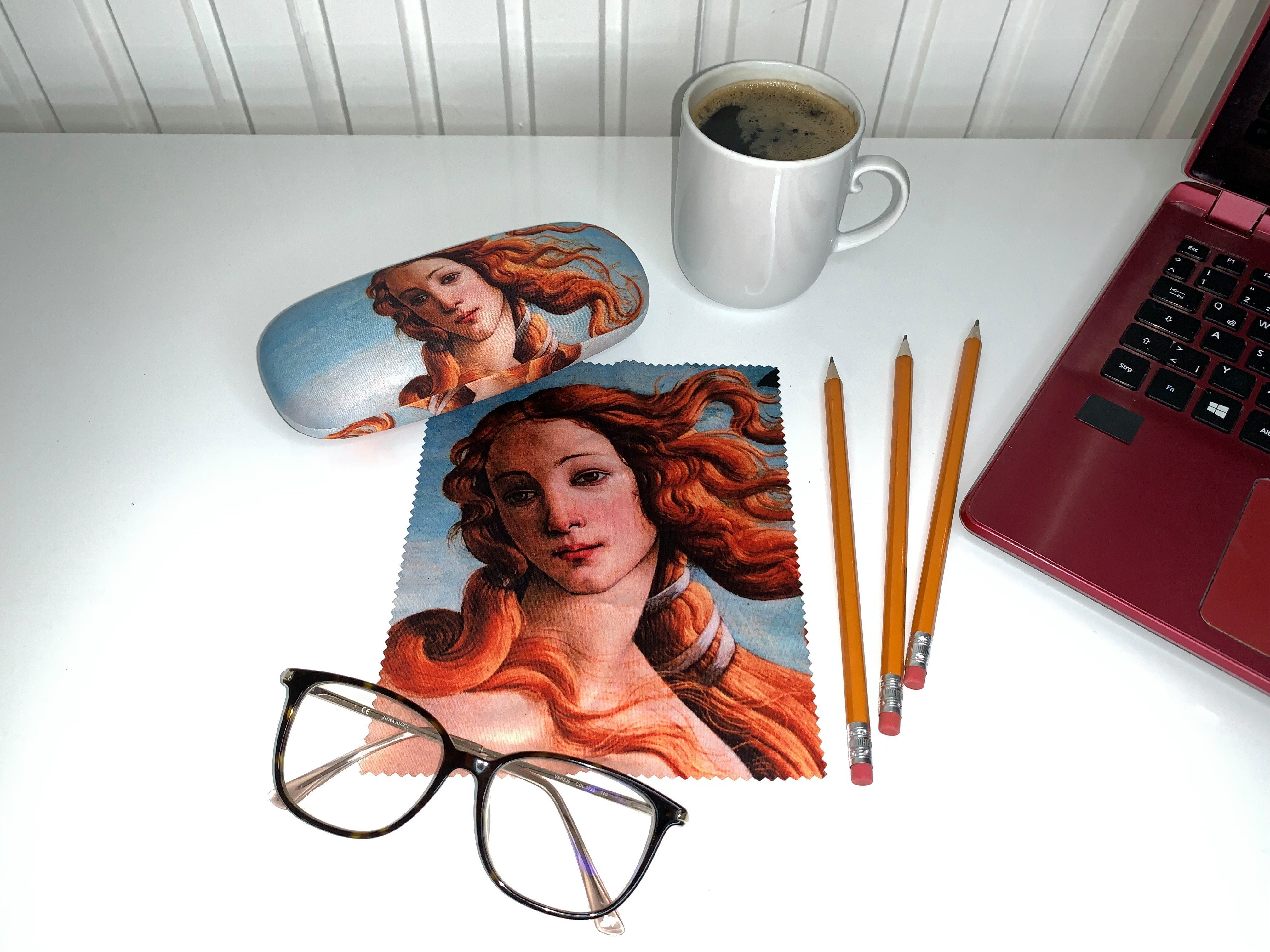 von Lilienfeld Brillenetui Brillenetui Botticelli: Geburt der Venus Kunst Hardcase, stabiles mit Mikrofaser bezogenes Hardcase