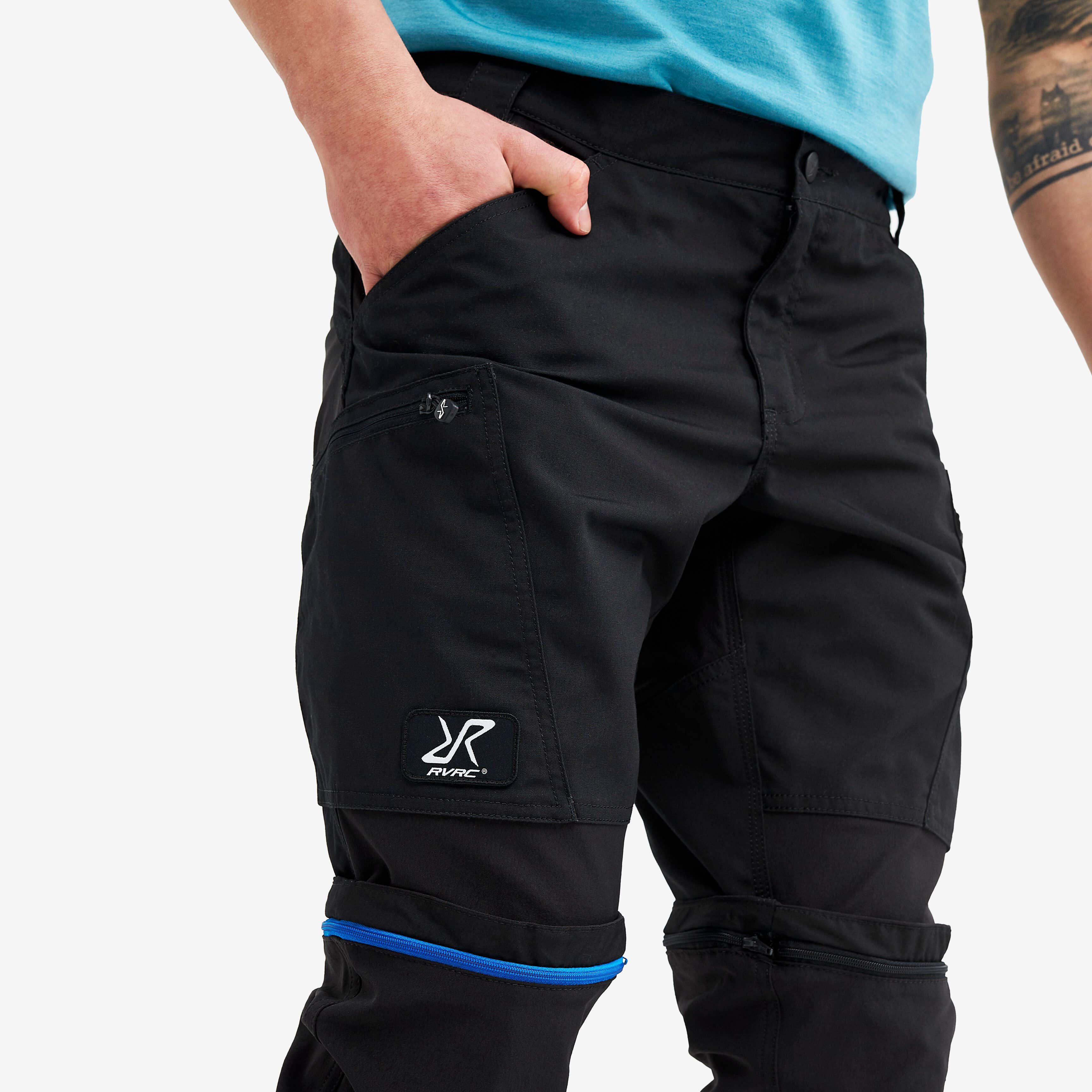 Nordwand Pro Zip-off Pants Homme Jetblack