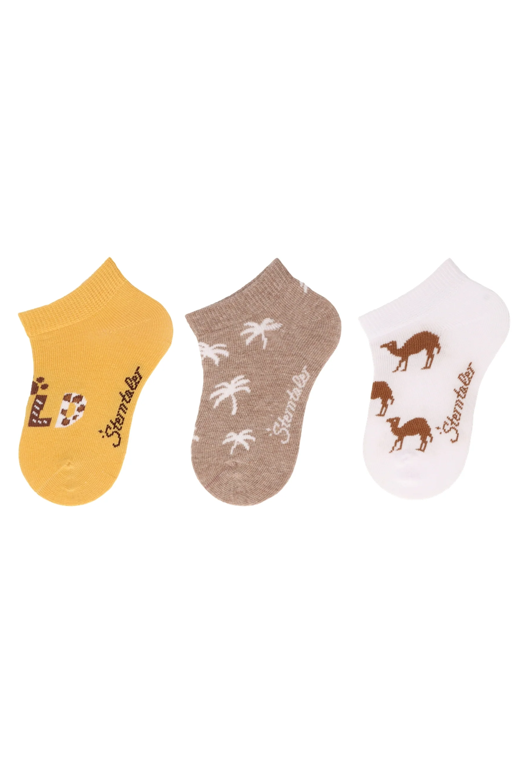 Sneaker Socken im 3er-Pack mit Motiv 