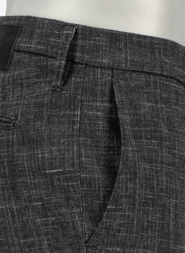 Alberto, Hose Rob, Slim Fit, Wolle, anthrazit