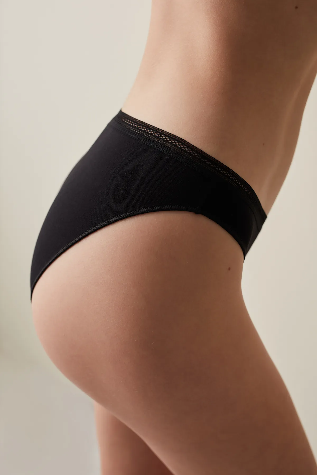 Penti  Easy Slip mit Baumwollbesatz