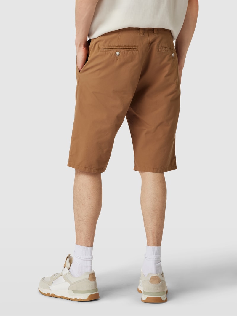 Bermudas mit seitlichen Eingrifftaschen Modell 'SUS' in camel
