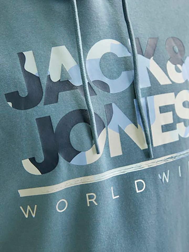 Jack & Jones Hoodie in Blau günstig kaufen