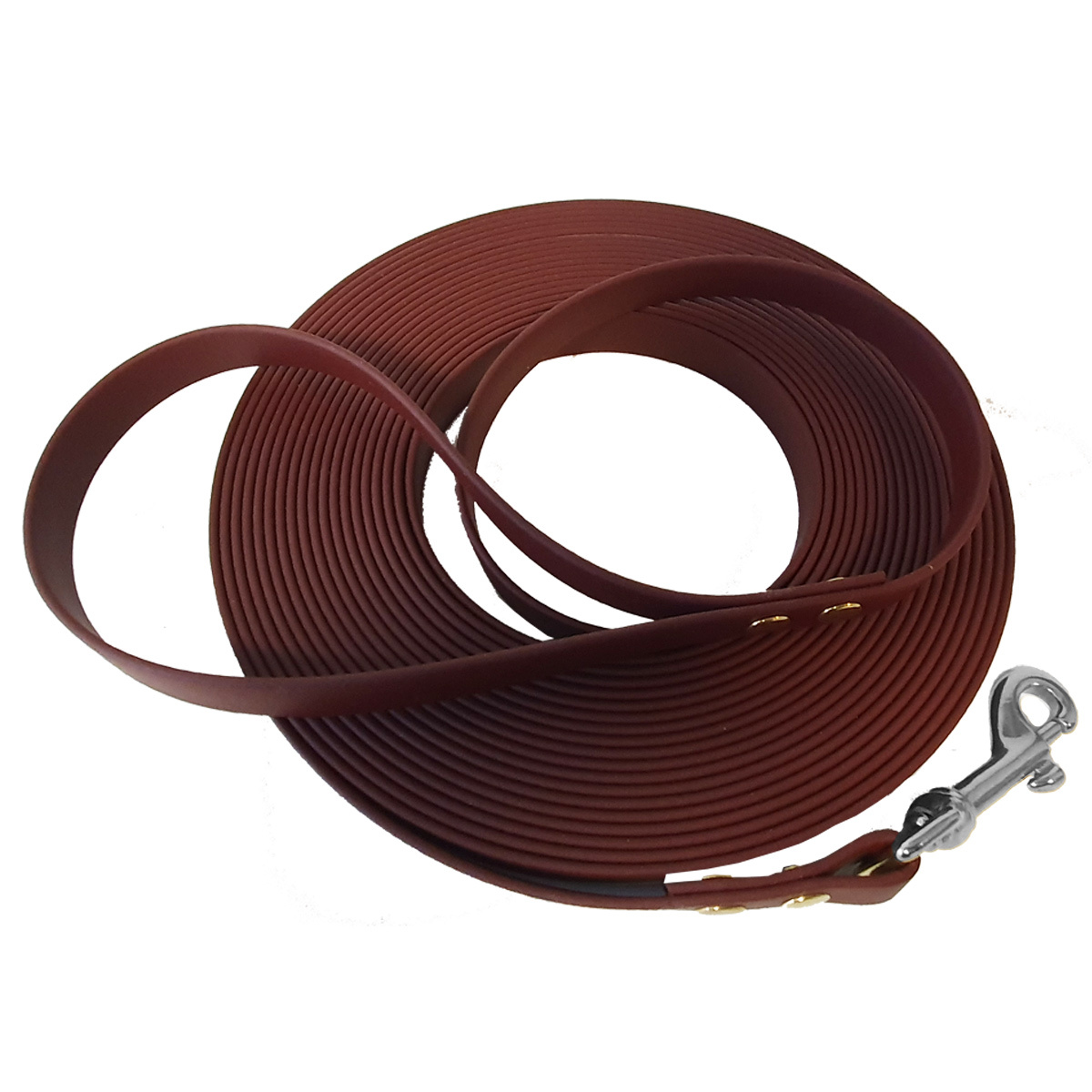 bio-leine Hundeleinen bio-leine 25-35 kg Schleppleine Biothane sattelbraun 3 m
