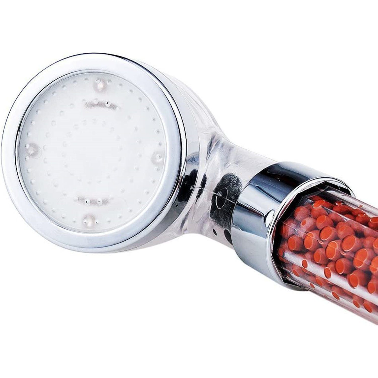 Kpaloft Handbrause, LED Filterbrause 7 Lichtfarben, Wassersparend Hochdruck