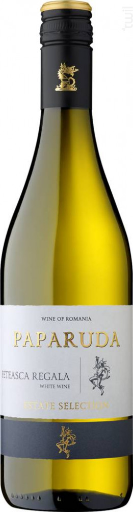 Paparuda Feteasca Regala Cramele Recas Vin Blanc●Vins de Roumanie 2021 75cl