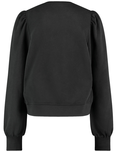 Sweatshirt mit Strassstein-Zier