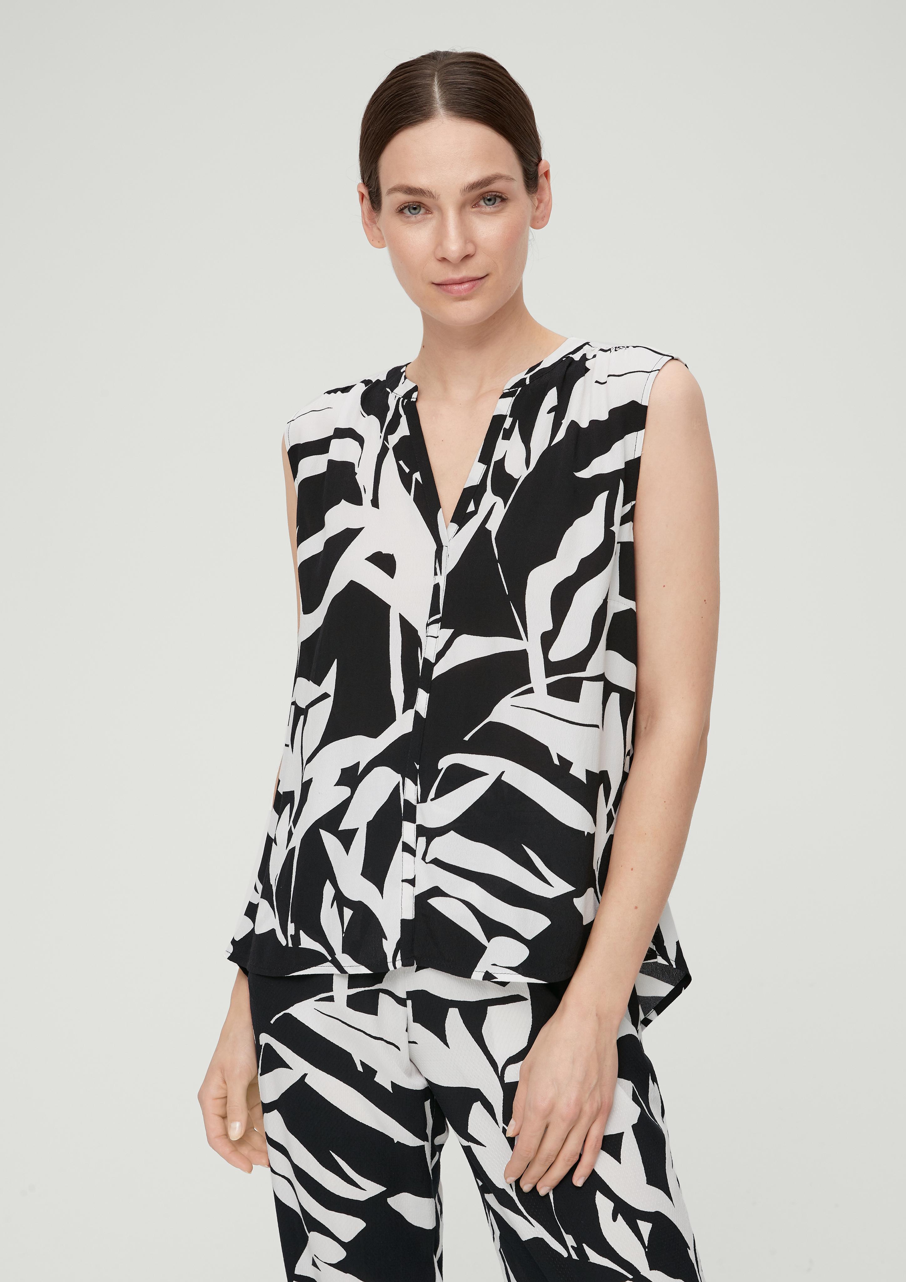 Viskosebluse mit Crêpestruktur  2131884-99A3