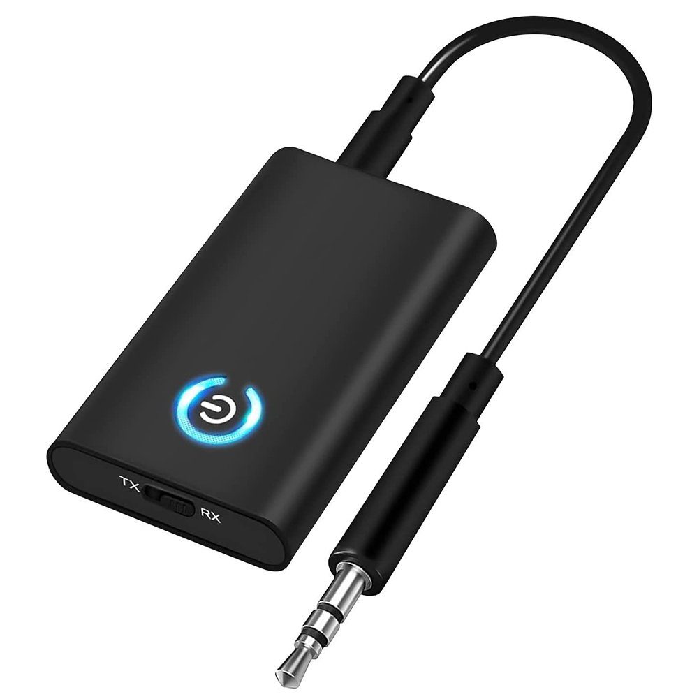 ELEKIN Bluetooth®-Sender Sender Bluetooth Adapter Audio 5.0 Bluetooth Empfänger Sender 2 in 1