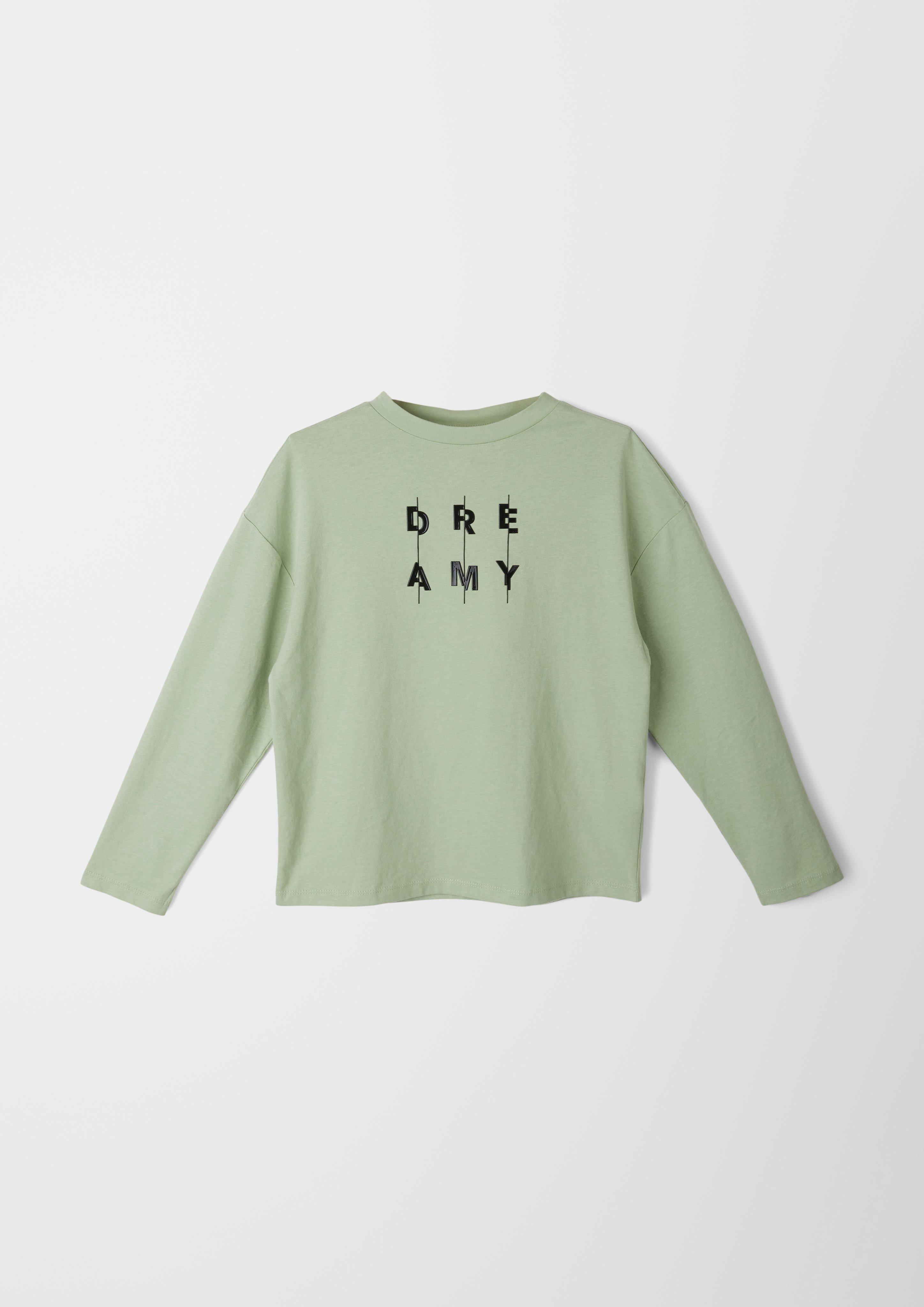 Longsleeve mit gummiertem Frontprint  2119771-7360