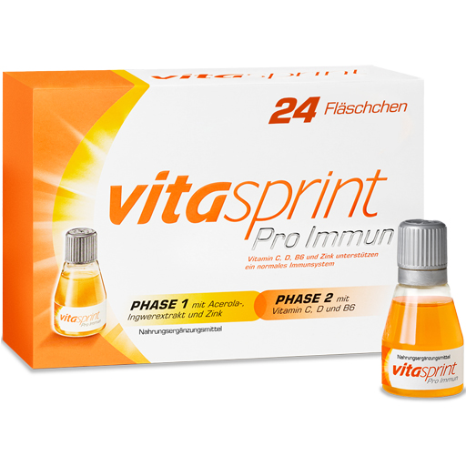 VITASPRINT Pro Immun Trinkfläschchen  24 St  Trinkampullen