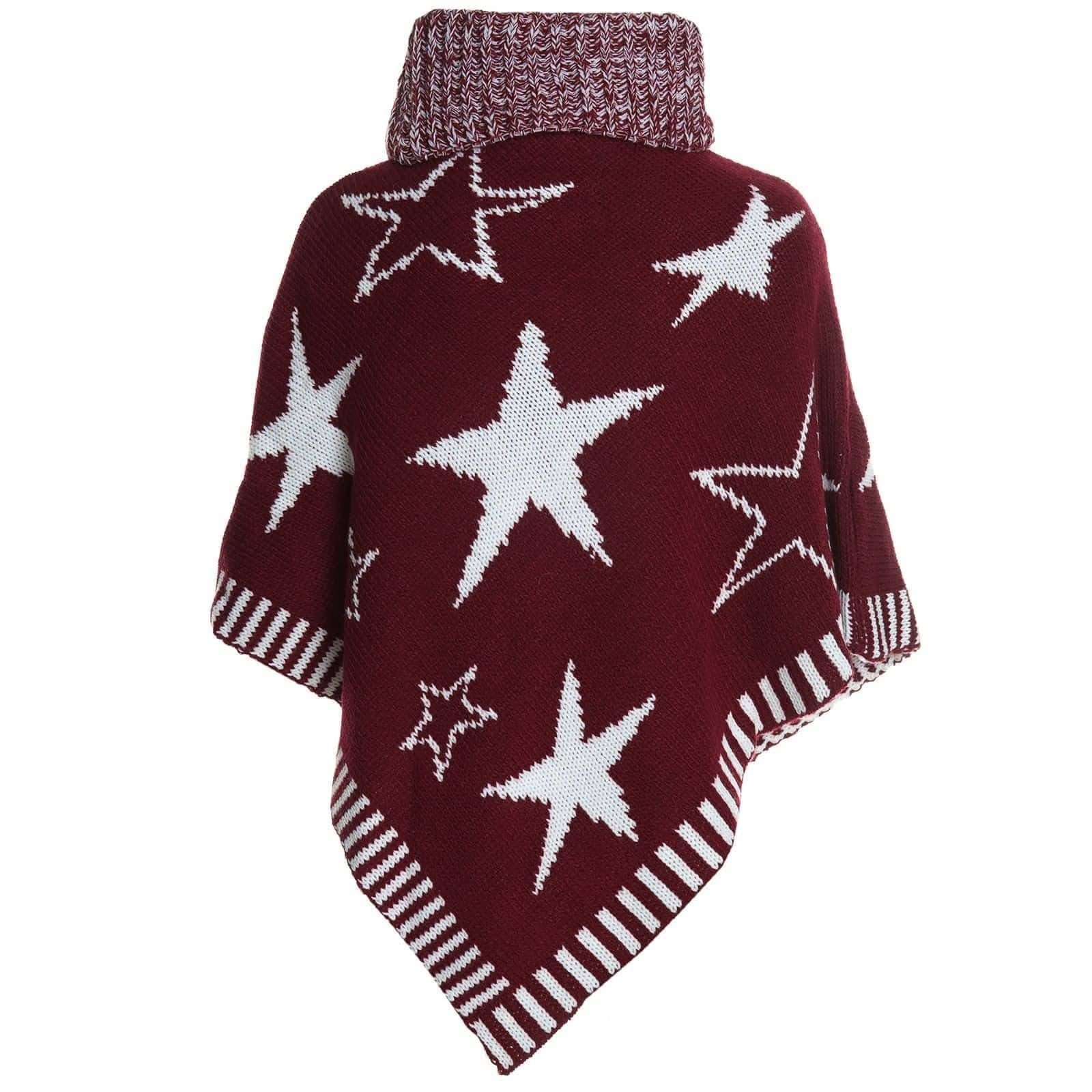BEZLIT Strickponcho Mädchen Poncho mit Schalkragen 20562 (1-tlg) mit Rollkragen