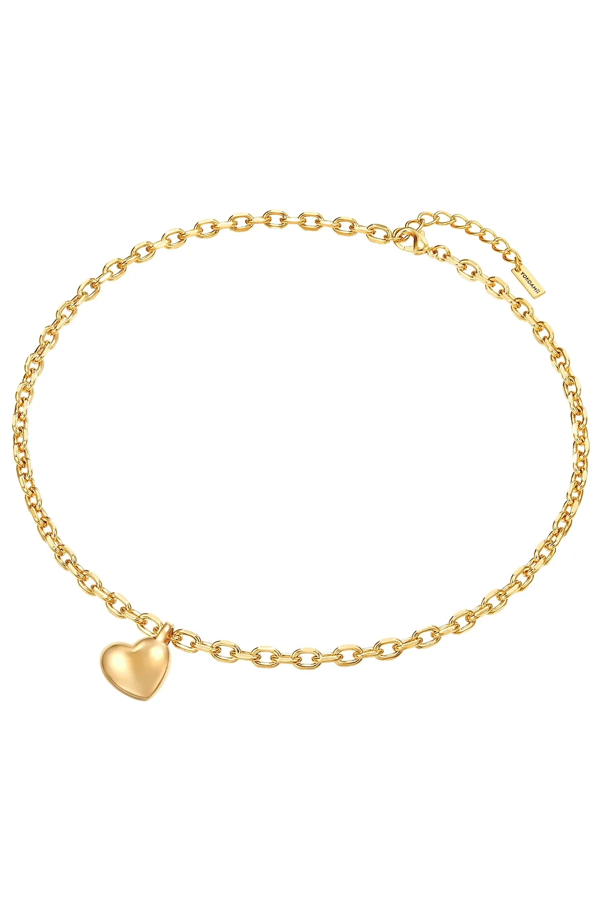YOKOAMİİ  Modeschmuckhalskette Kette mit Anhänger gelbgold