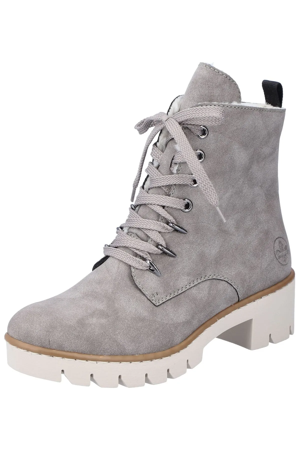 Rieker  Stiefelette - Grau - Blockabsatz