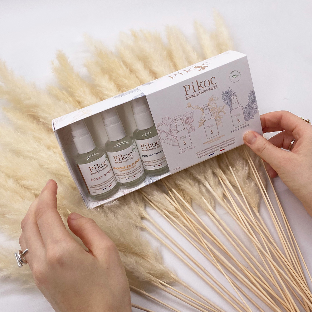 pikoc Coffret Collection Brumes Brume de linge parfumée