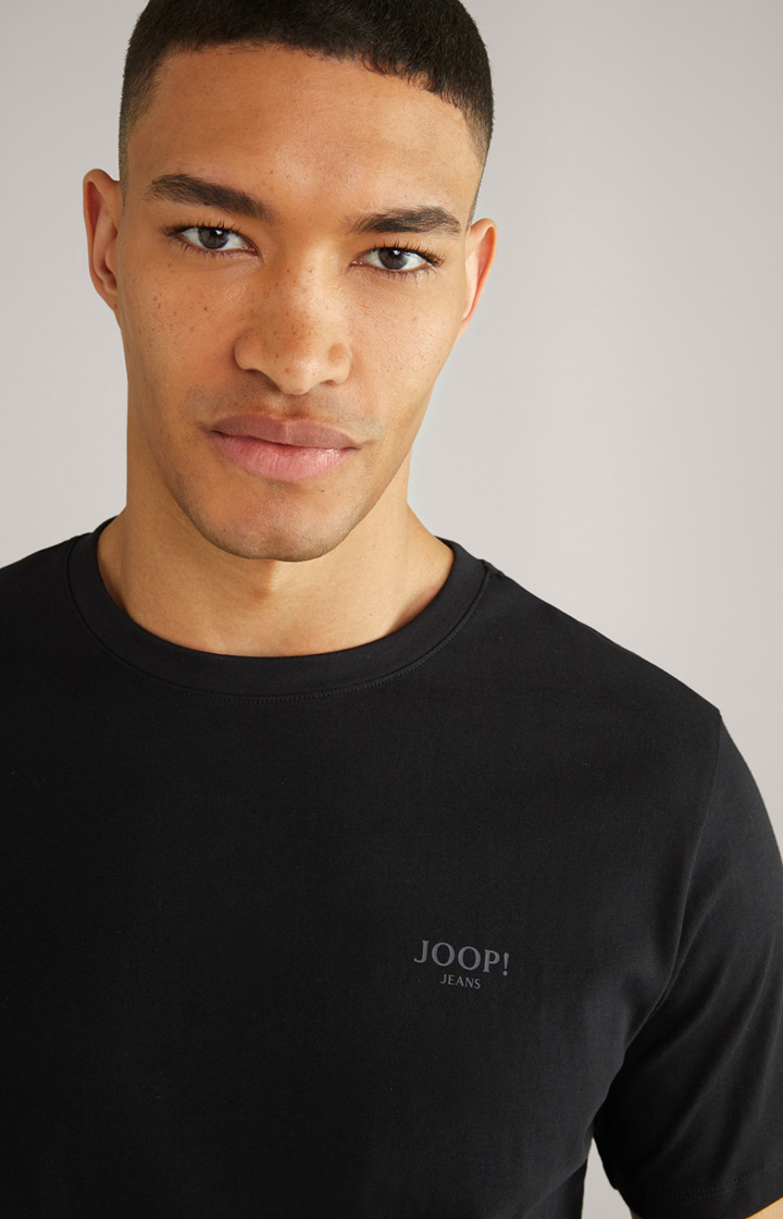 T-Shirt Alphis in Schwarz