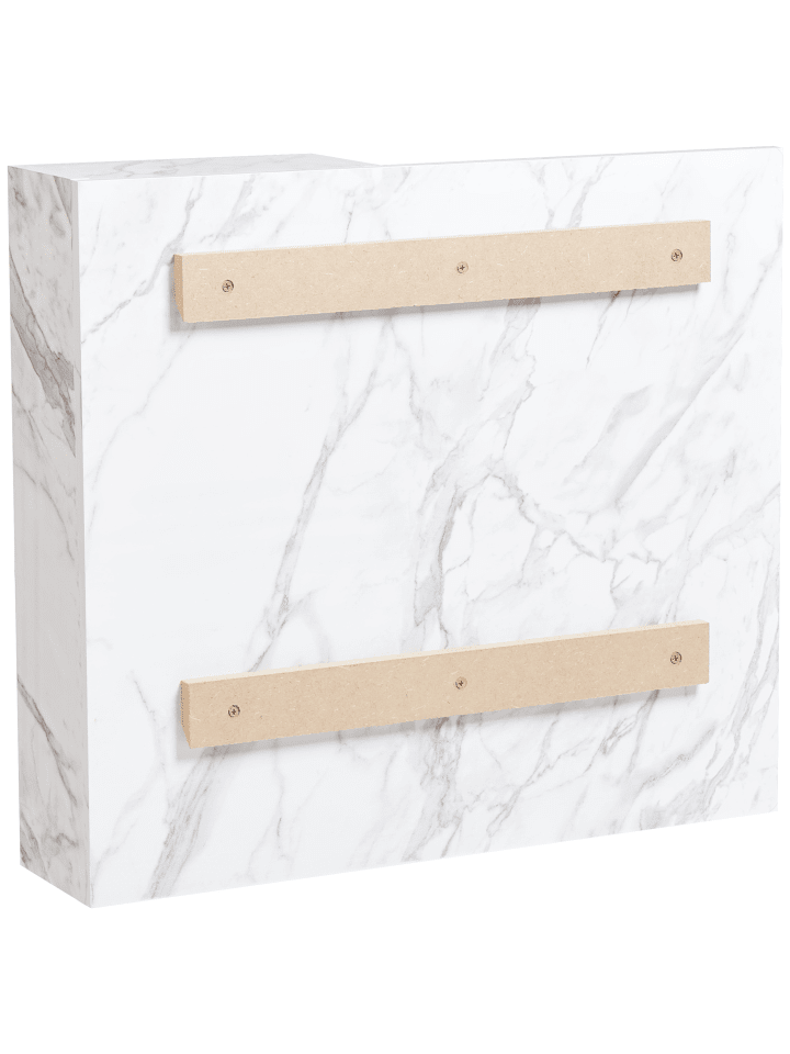 Beliani Bad-Spiegelschrank JOINVILLE in Weiß - (W) 60 x (H) 54 x (L) 14 cm günstig kaufen onesize