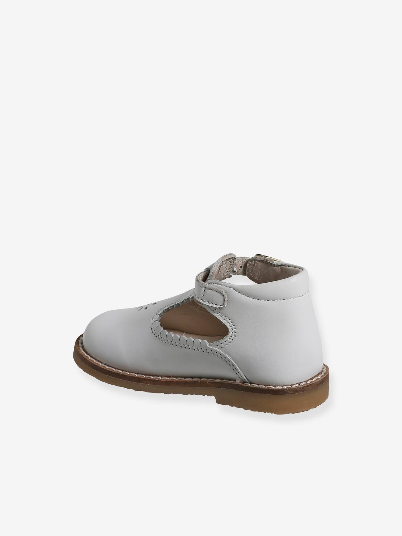 Vertbaudet Baby Spangenschuhe - weiß